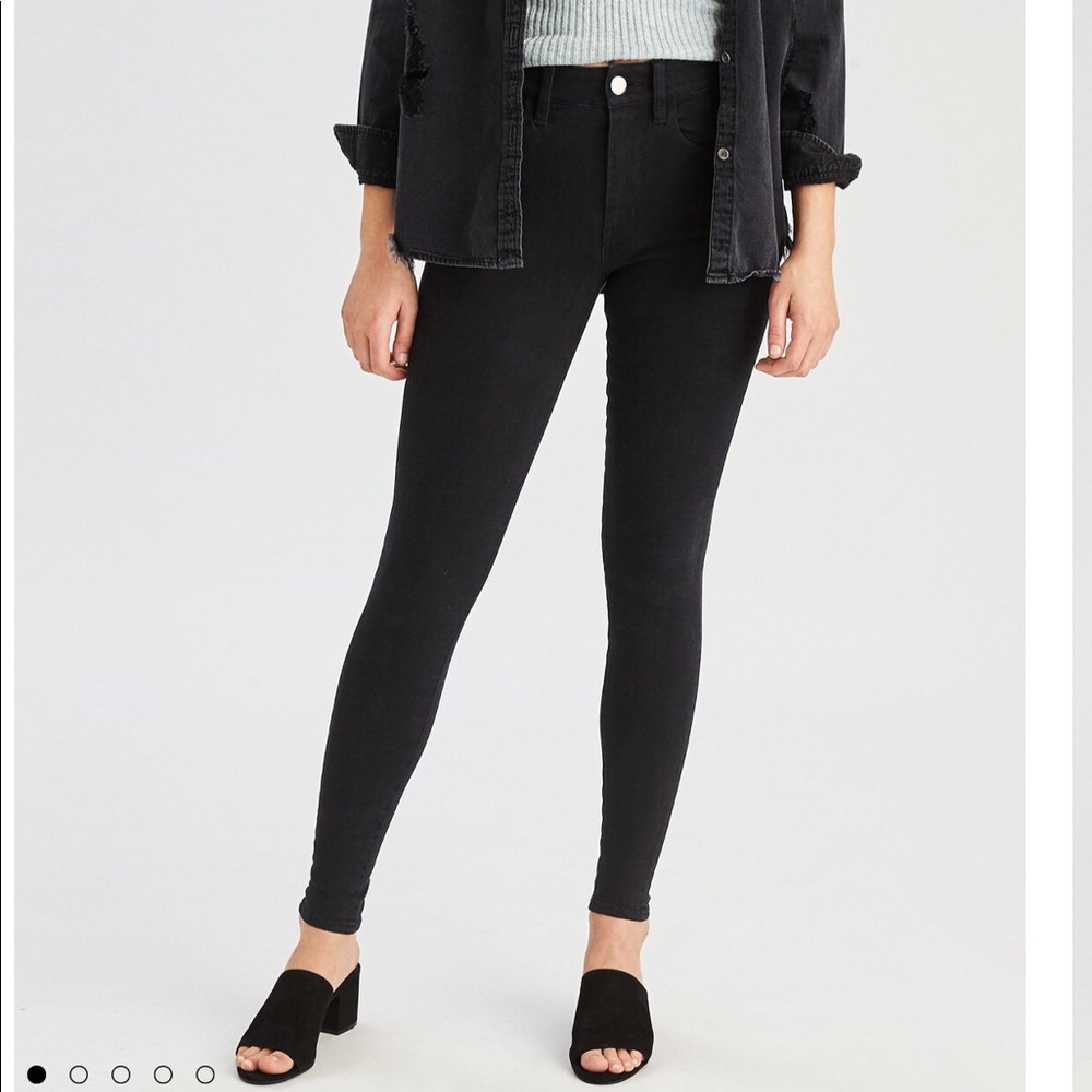 Hi Rise 4 short - Rich Onyx Jeggings